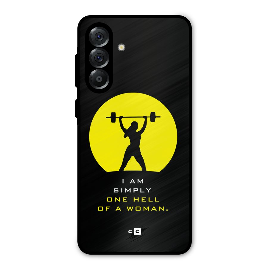 Hell Women Metal Back Case for Galaxy A36