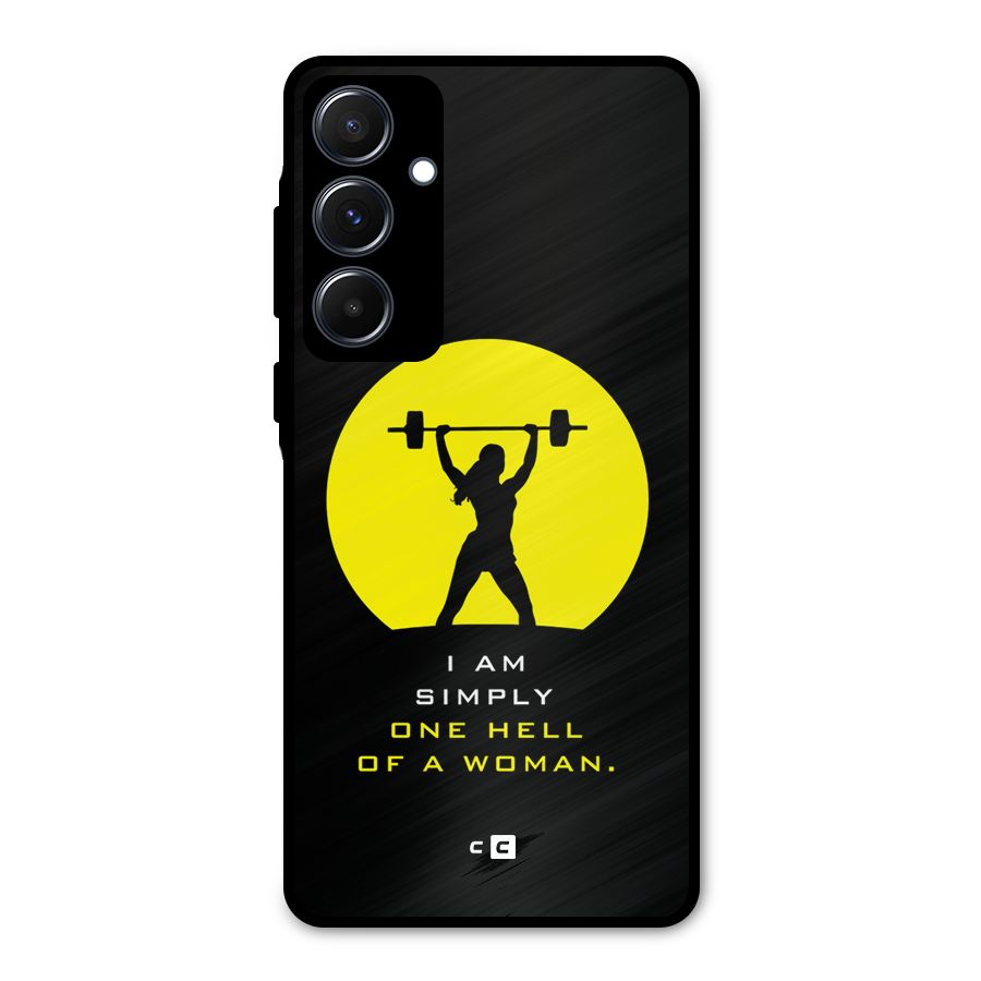 Hell Women Metal Back Case for Galaxy A55