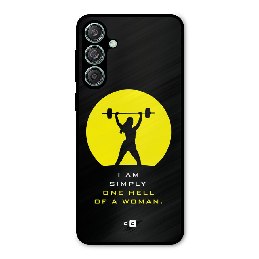 Hell Women Metal Back Case for Galaxy M55 5G