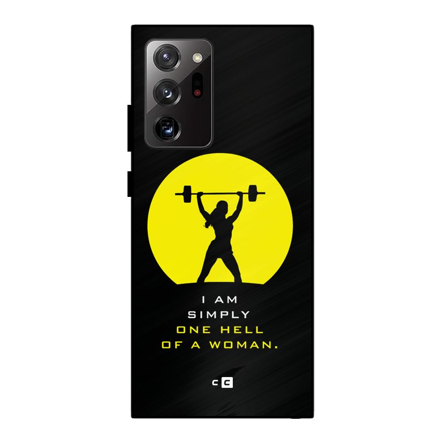 Hell Women Metal Back Case for Galaxy Note 20 Ultra