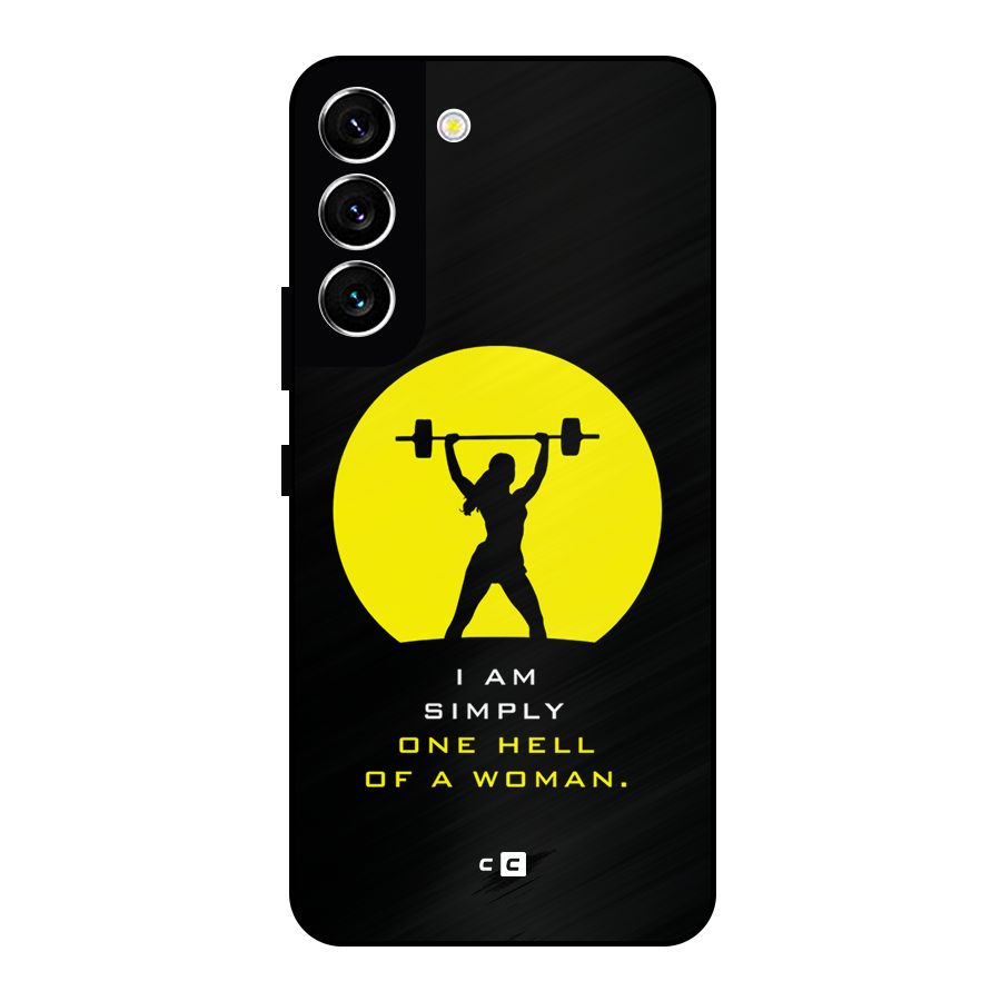 Hell Women Metal Back Case for Galaxy S22 5G