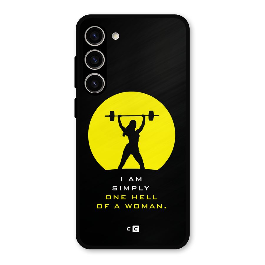 Hell Women Metal Back Case for Galaxy S23 Plus
