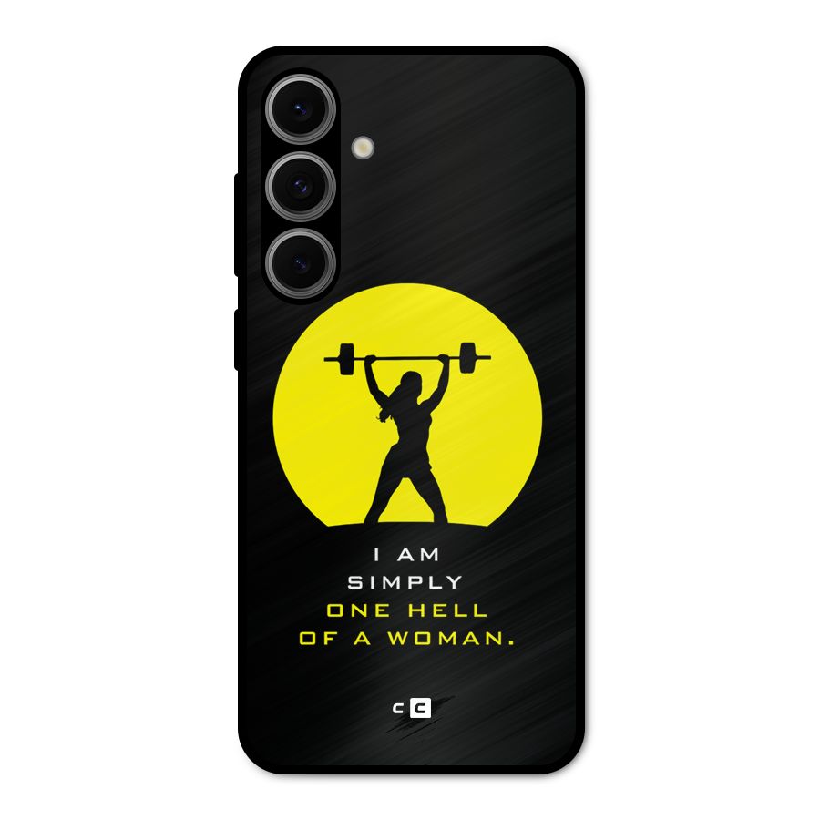 Hell Women Metal Back Case for Galaxy S24 FE