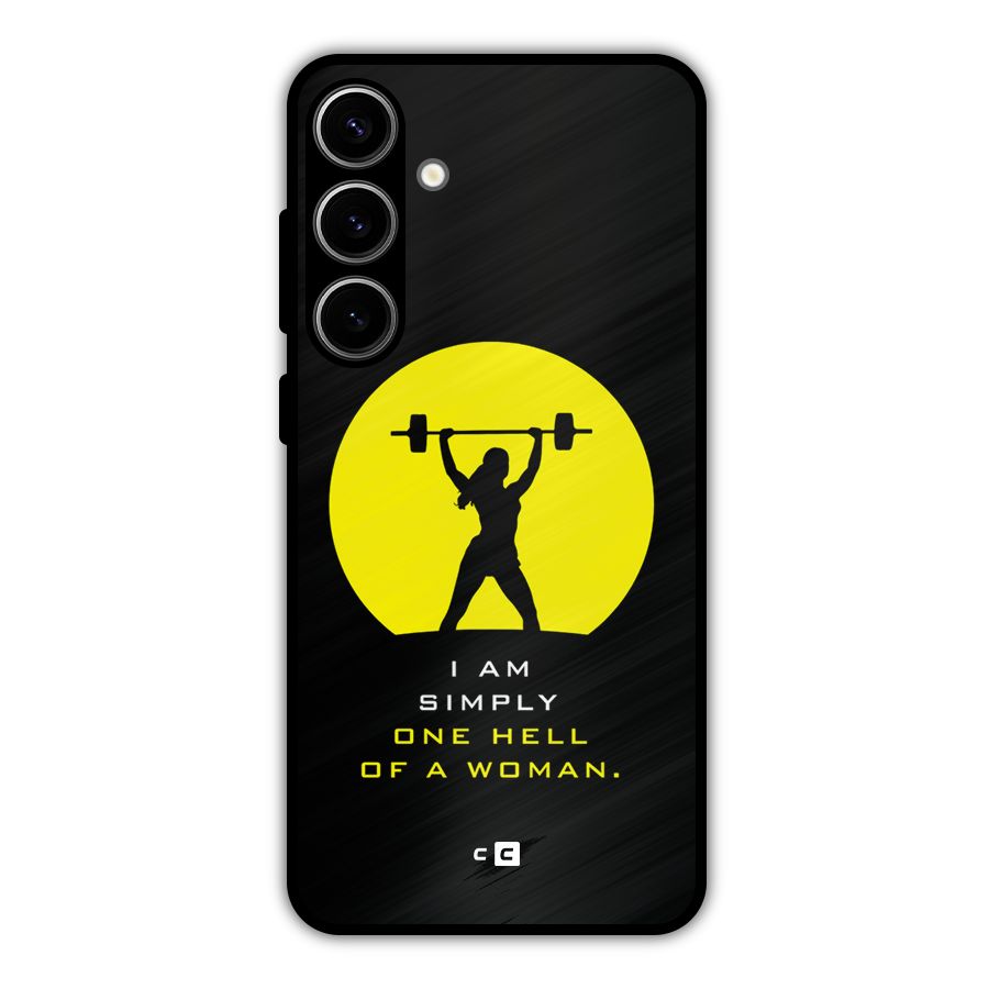 Hell Women Metal Back Case for Galaxy S24 Plus