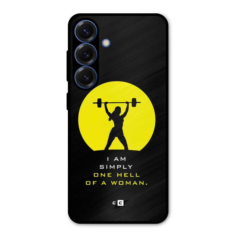 Hell Women Metal Back Case for Galaxy S25