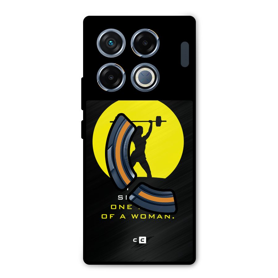 Hell Women Metal Back Case for Infinix GT 20 Pro