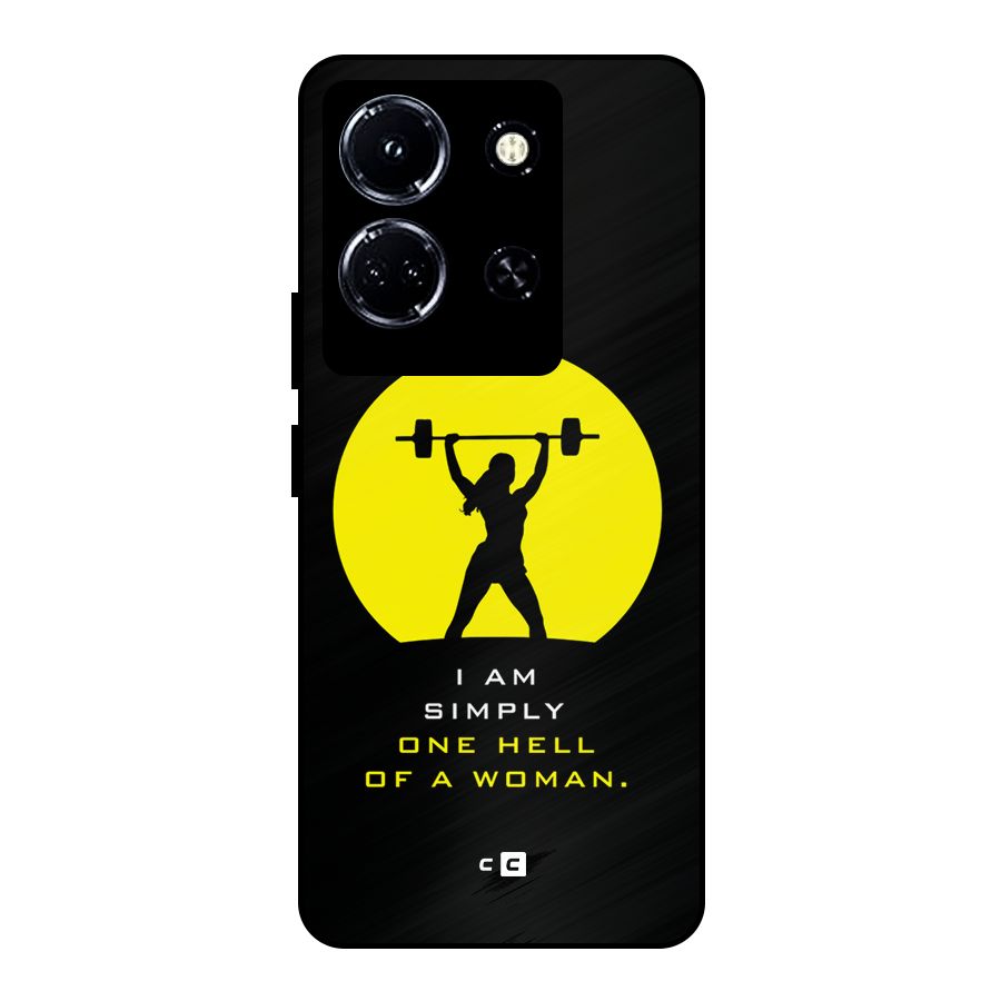 Hell Women Metal Back Case for Infinix Note 30 5G
