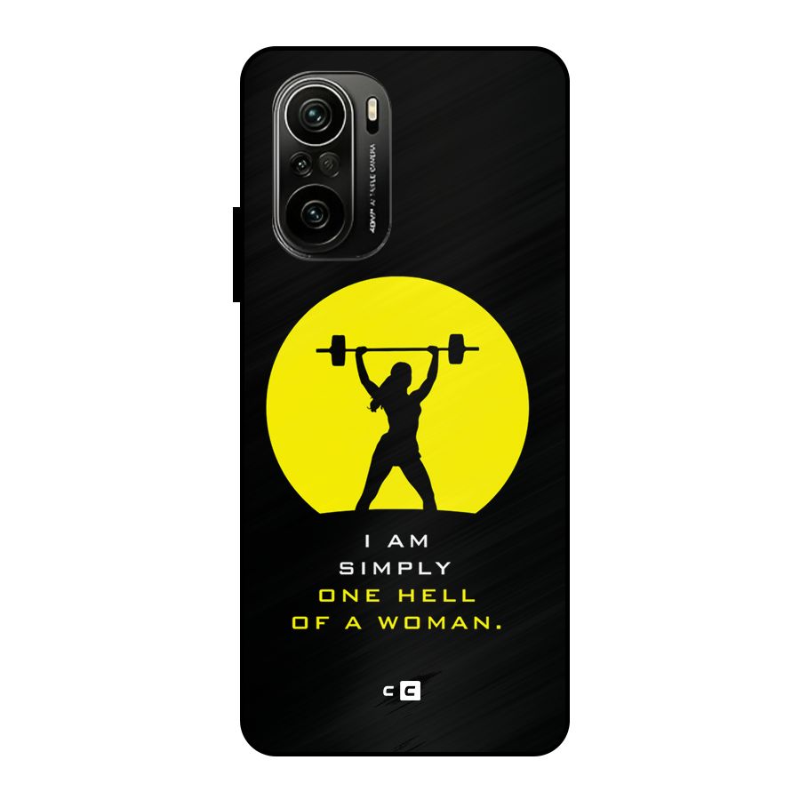 Hell Women Metal Back Case for Mi 11X Pro