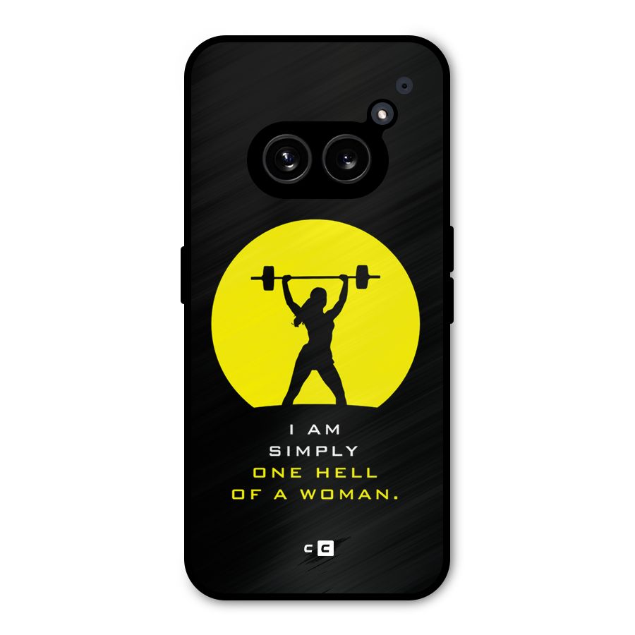 Hell Women Metal Back Case for Nothing Phone 2a Plus