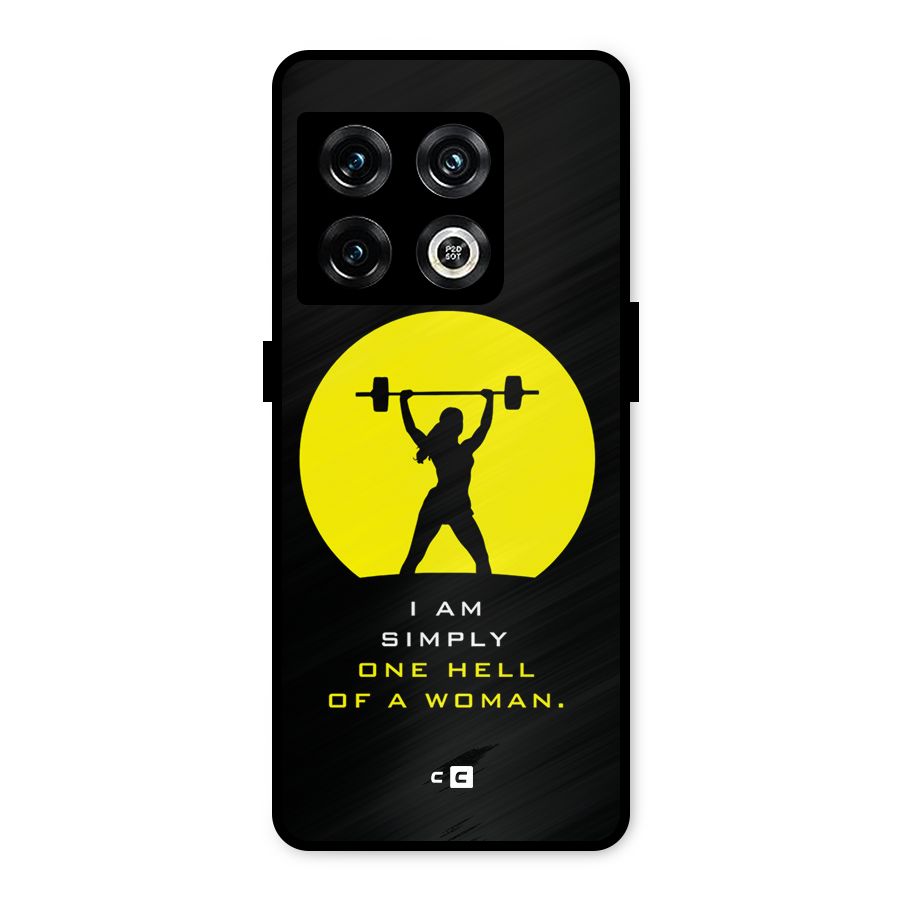 Hell Women Metal Back Case for OnePlus 10 Pro 5G