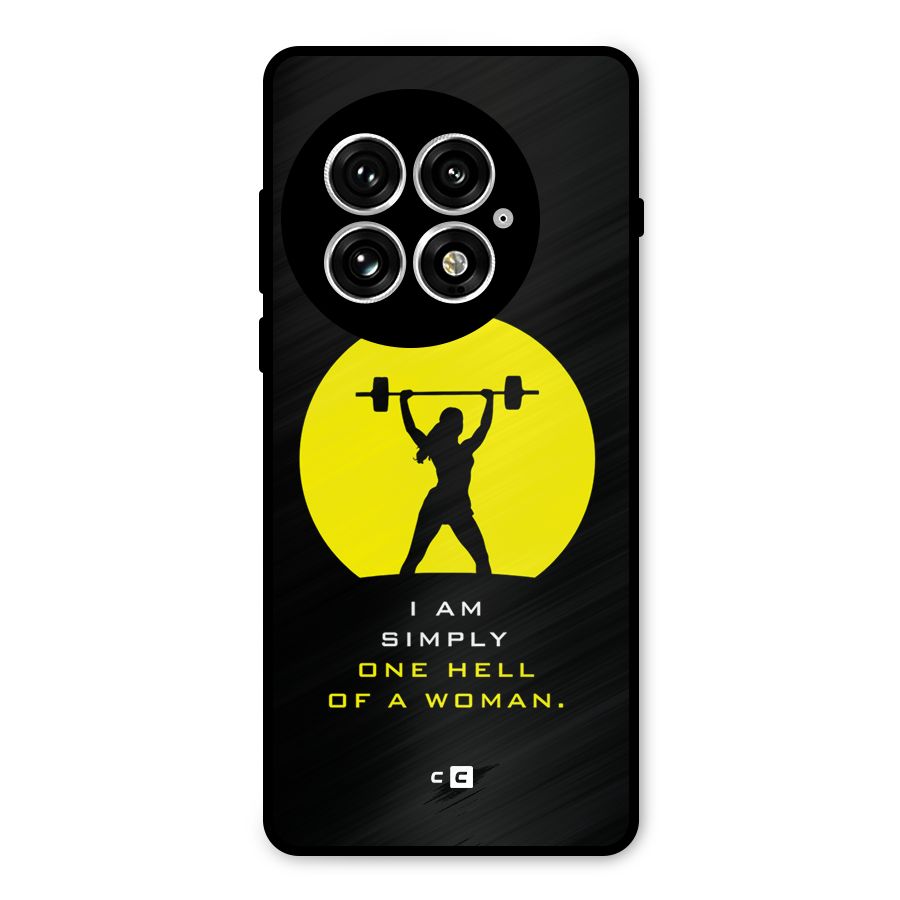 Hell Women Metal Back Case for OnePlus 13