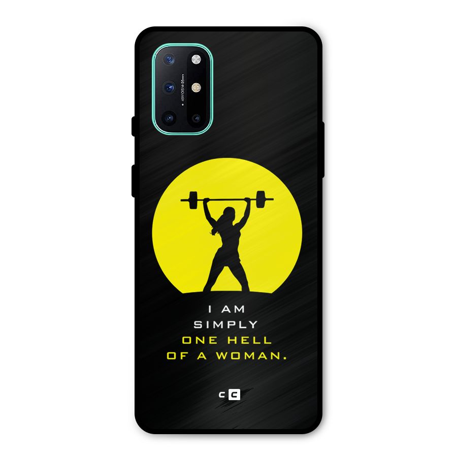 Hell Women Metal Back Case for OnePlus 8T