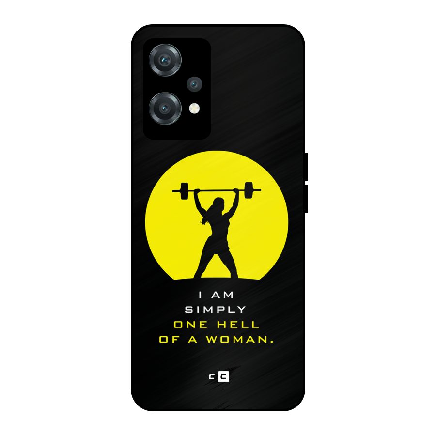 Hell Women Metal Back Case for OnePlus Nord CE 2 Lite 5G