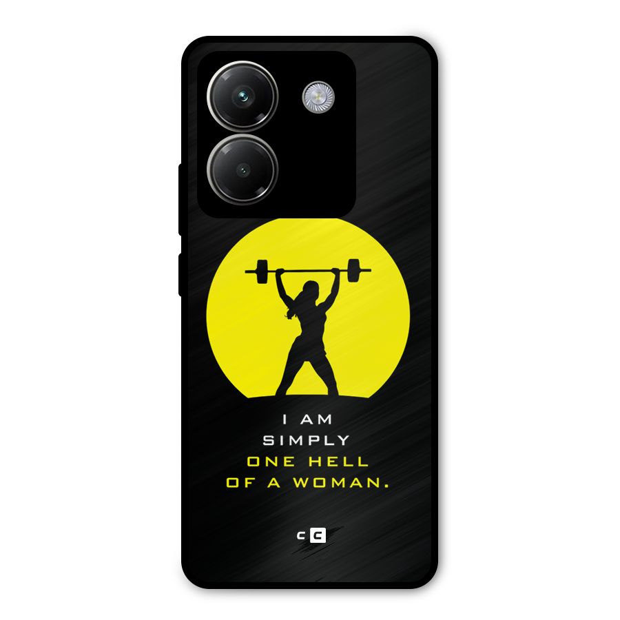 Hell Women Metal Back Case for Poco M7 Pro 5G