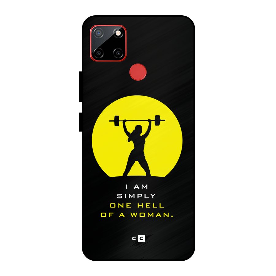 Hell Women Metal Back Case for Realme C12