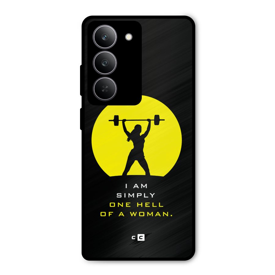 Hell Women Metal Back Case for Realme P3x