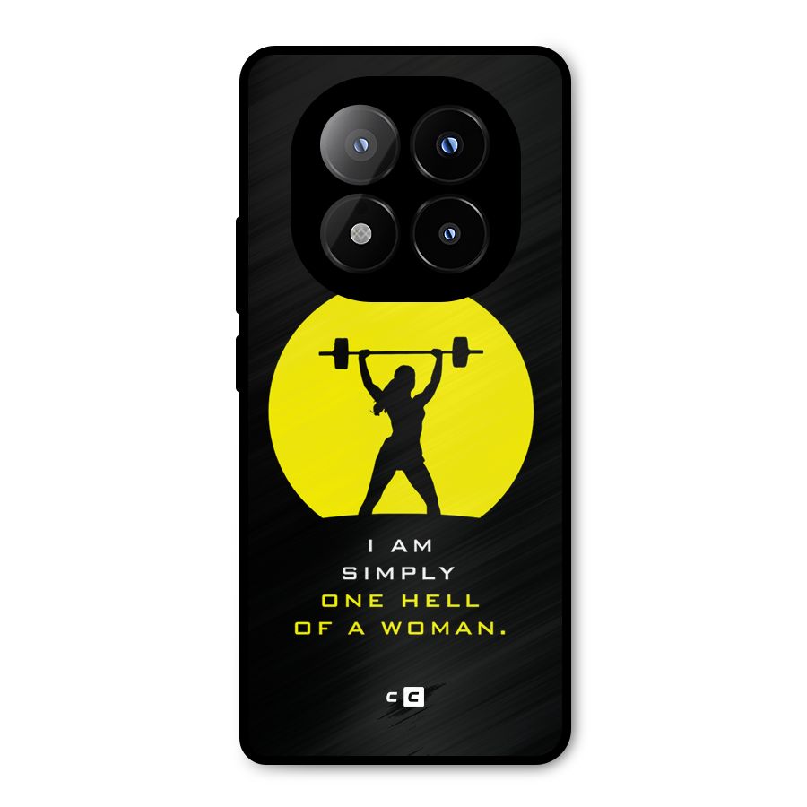 Hell Women Metal Back Case for Redmi Note 14 Pro Plus 5G