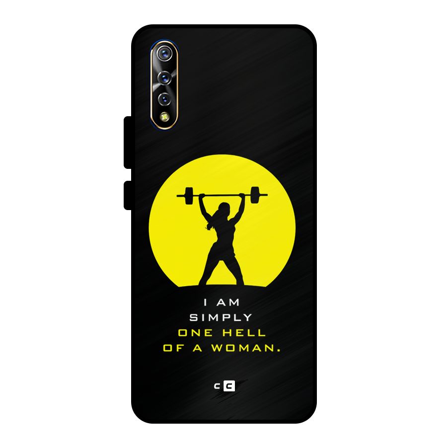 Hell Women Metal Back Case for Vivo S1