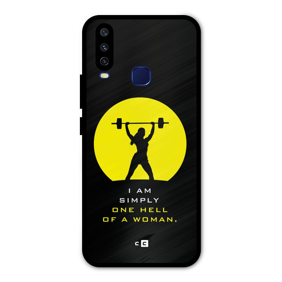 Hell Women Metal Back Case for Vivo V17