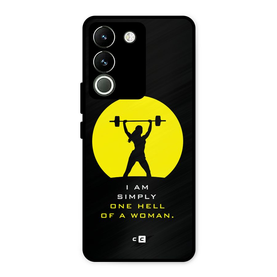 Hell Women Metal Back Case for Vivo Y200