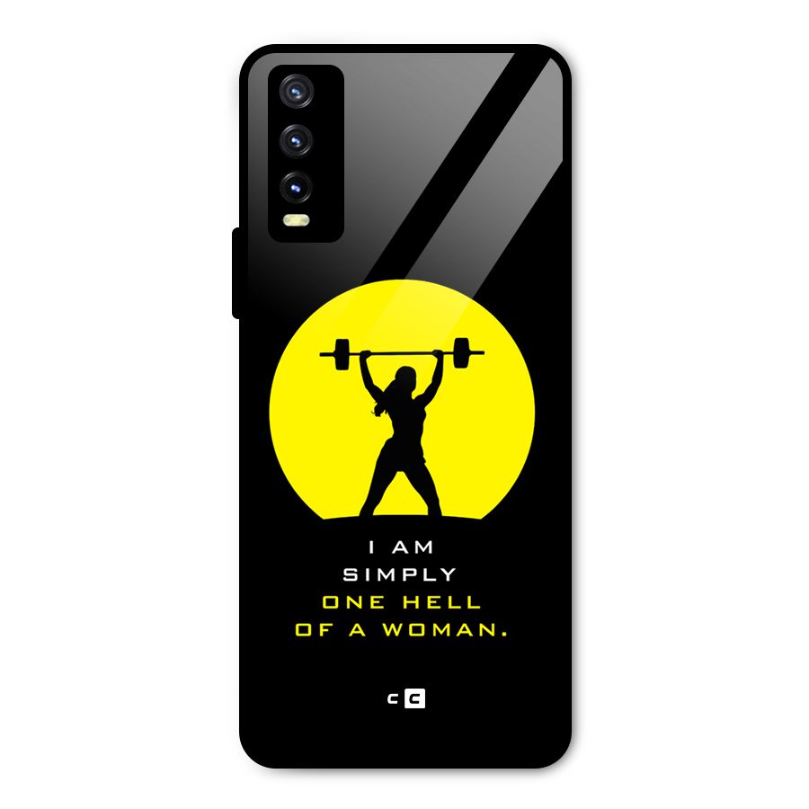 Hell Women Metal Back Case for Vivo Y20g