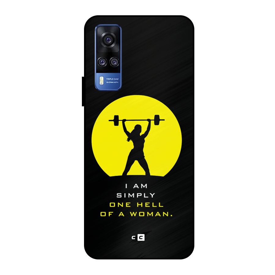 Hell Women Metal Back Case for Vivo Y51