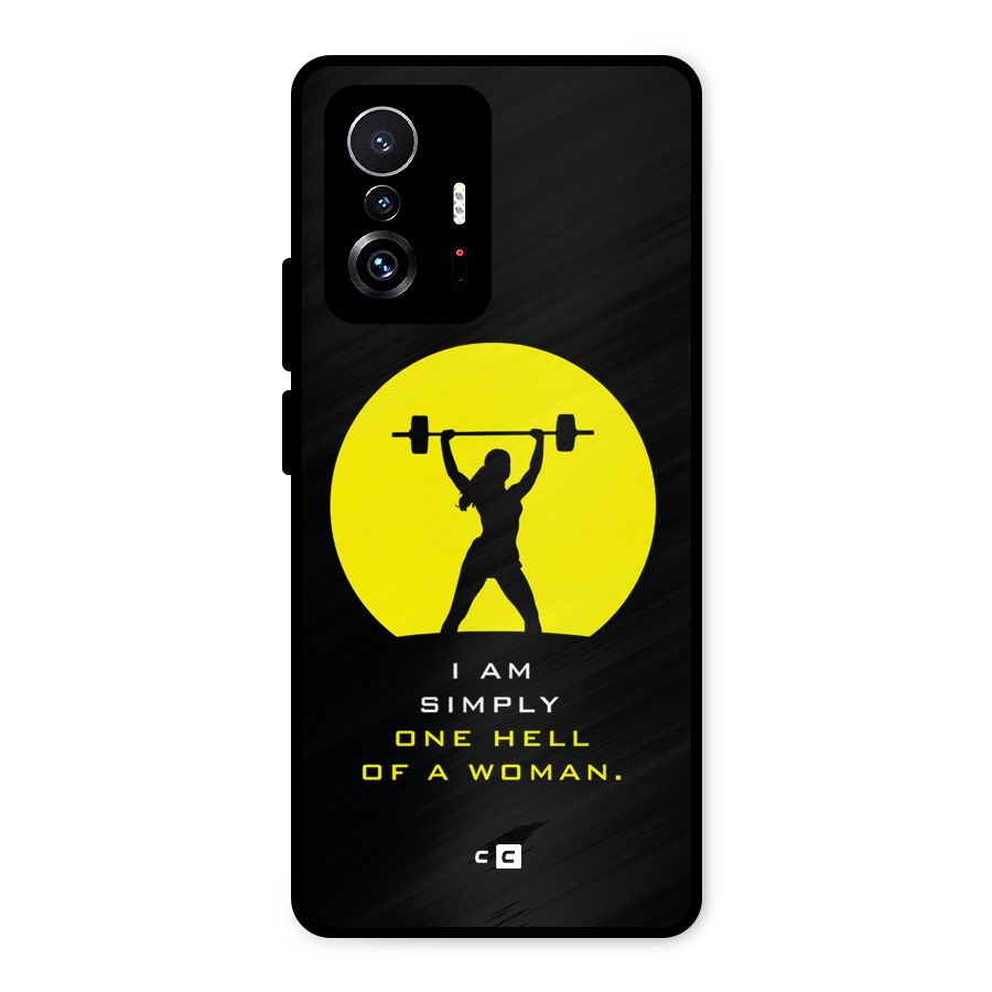 Hell Women Metal Back Case for Xiaomi 11T Pro