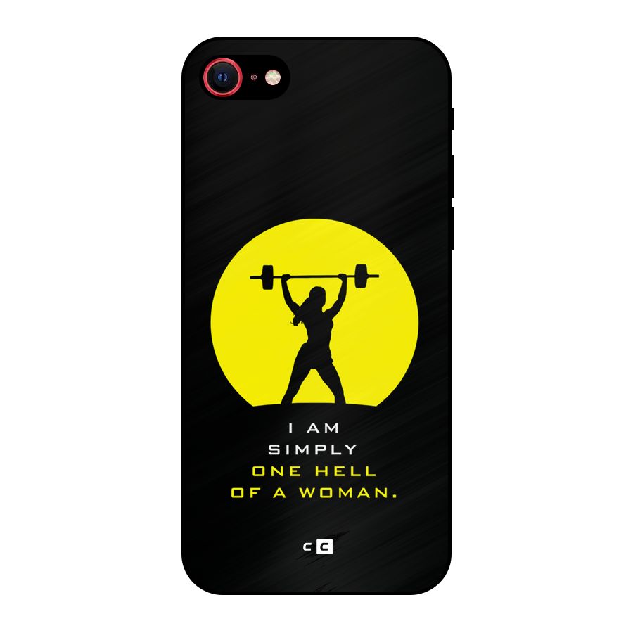 Hell Women Metal Back Case for iPhone 7