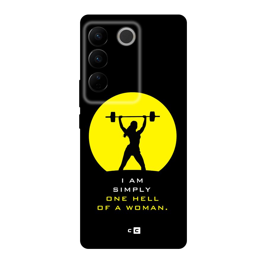 Hell Women Original Polycarbonate Back Case for Vivo V27