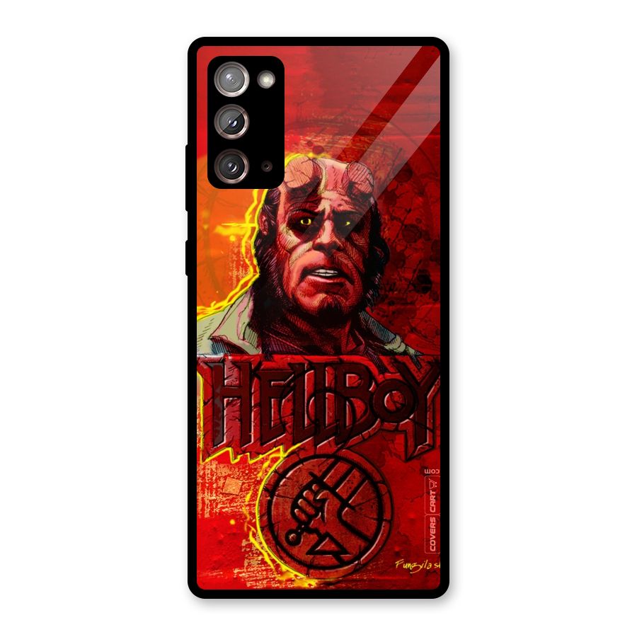 Hellboy Artwork Glass Back Case for Galaxy Note 20