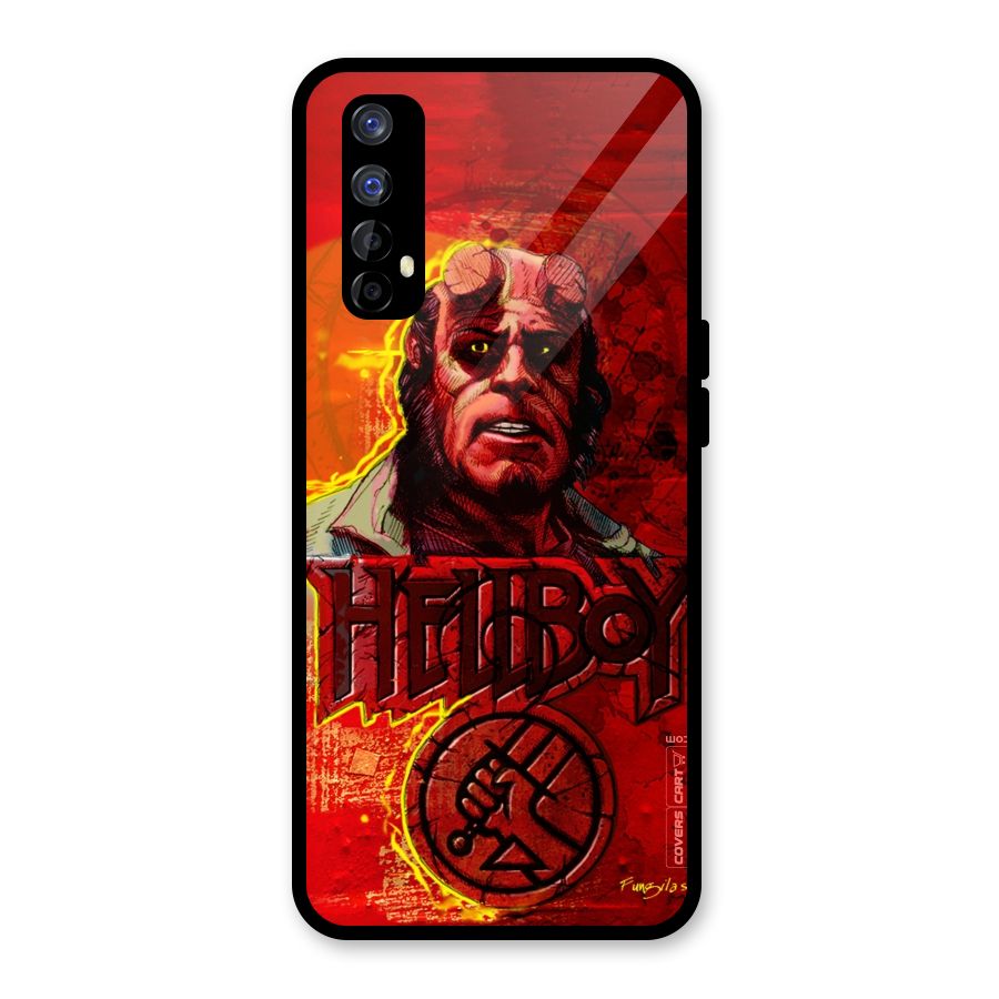 Hellboy Artwork Glass Back Case for Realme Narzo 20 Pro