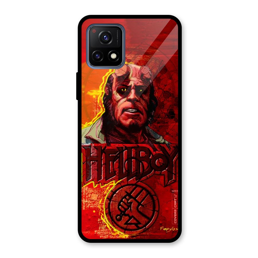 Hellboy Artwork Glass Back Case for Vivo Y72 5G
