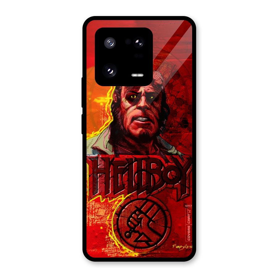 Hellboy Artwork Glass Back Case for Xiaomi 13 Pro