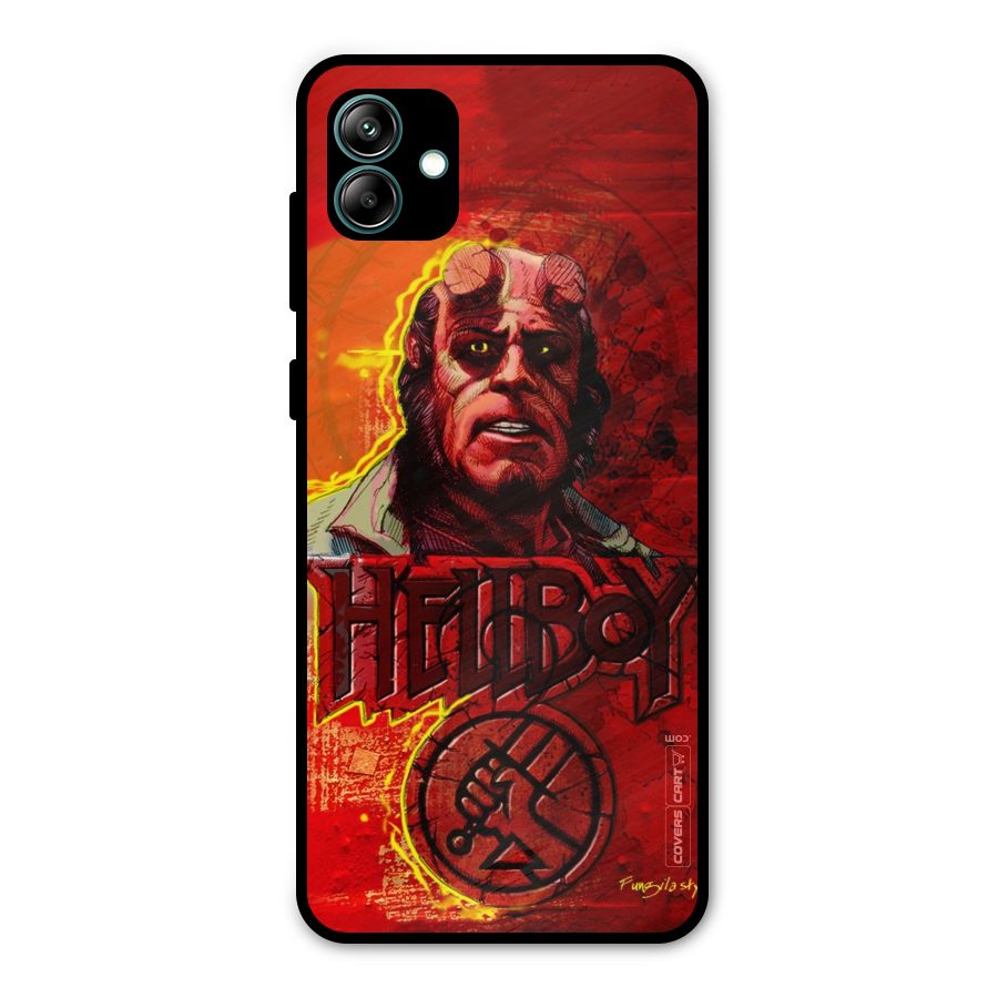 Hellboy Artwork Metal Back Case for Galaxy A04