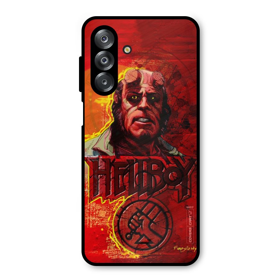 Hellboy Artwork Metal Back Case for Galaxy A26