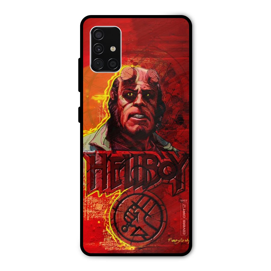 Hellboy Artwork Metal Back Case for Galaxy A51