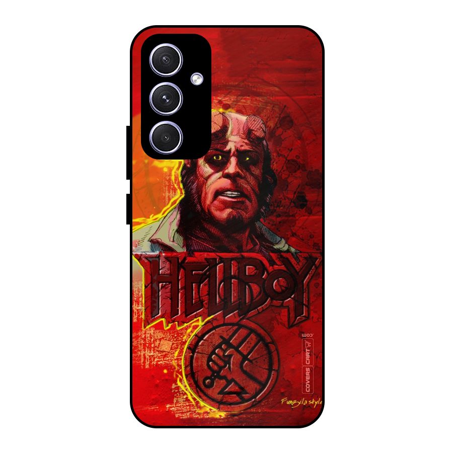 Hellboy Artwork Metal Back Case for Galaxy A54