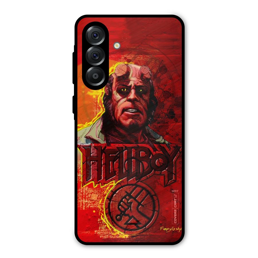 Hellboy Artwork Metal Back Case for Galaxy A56