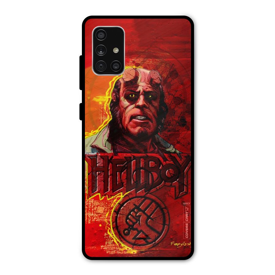 Hellboy Artwork Metal Back Case for Galaxy A71