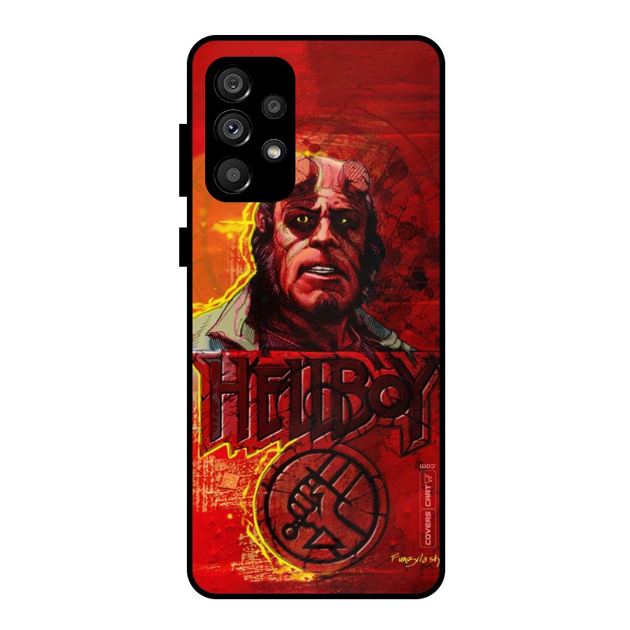 Hellboy Artwork Metal Back Case for Galaxy A73 5G