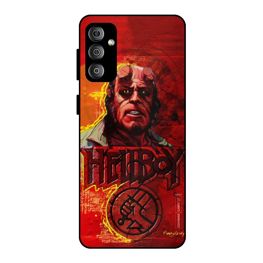 Hellboy Artwork Metal Back Case for Galaxy F23