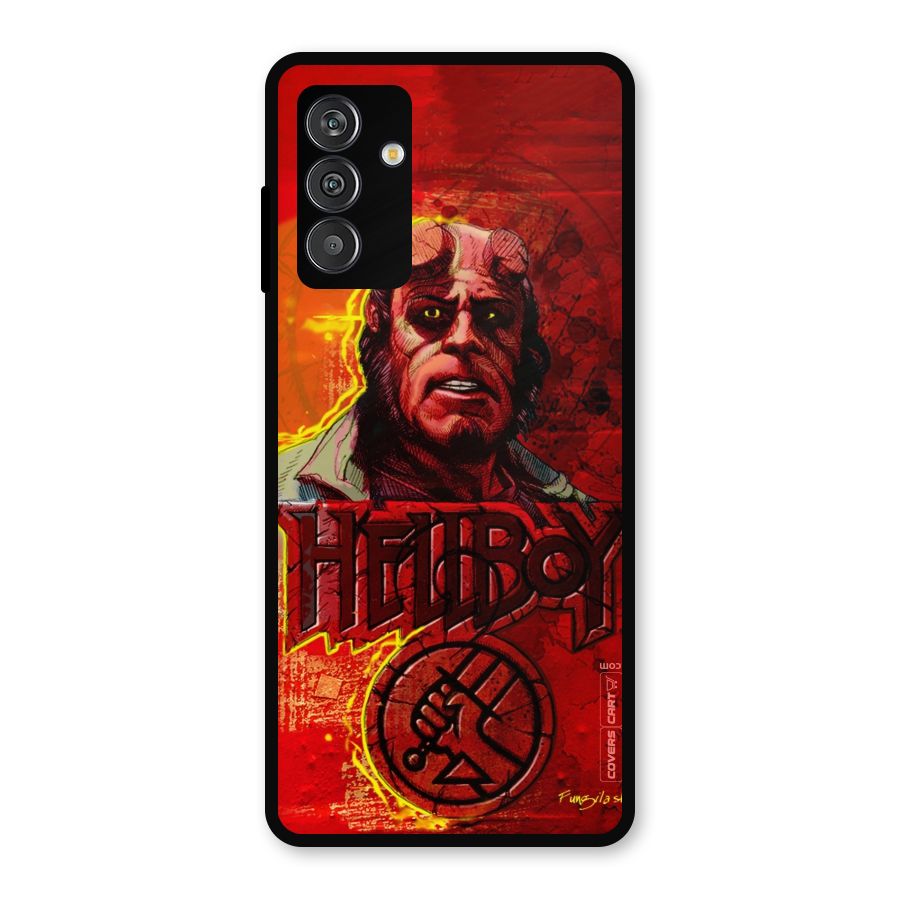 Hellboy Artwork Metal Back Case for Galaxy M13