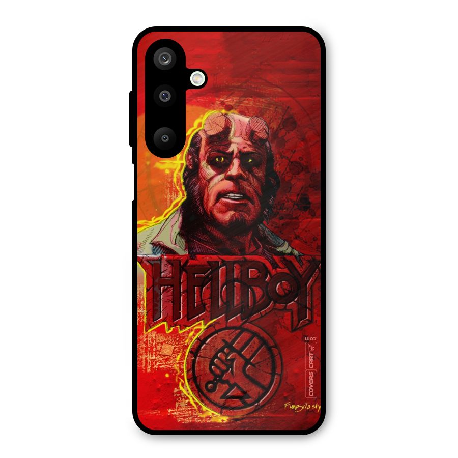 Hellboy Artwork Metal Back Case for Galaxy M16