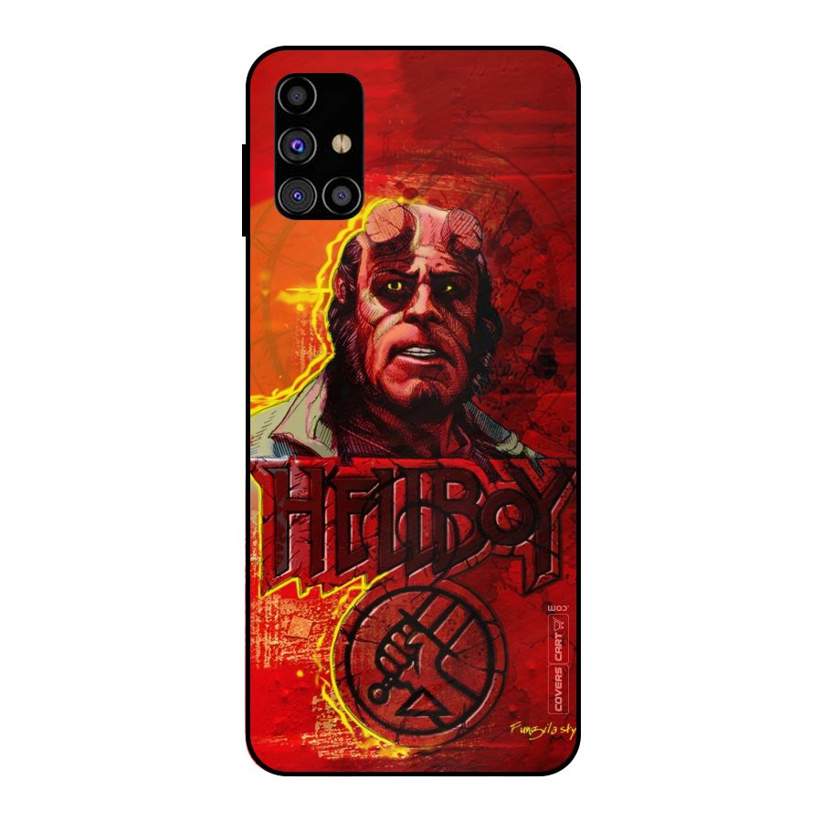 Hellboy Artwork Metal Back Case for Galaxy M31s
