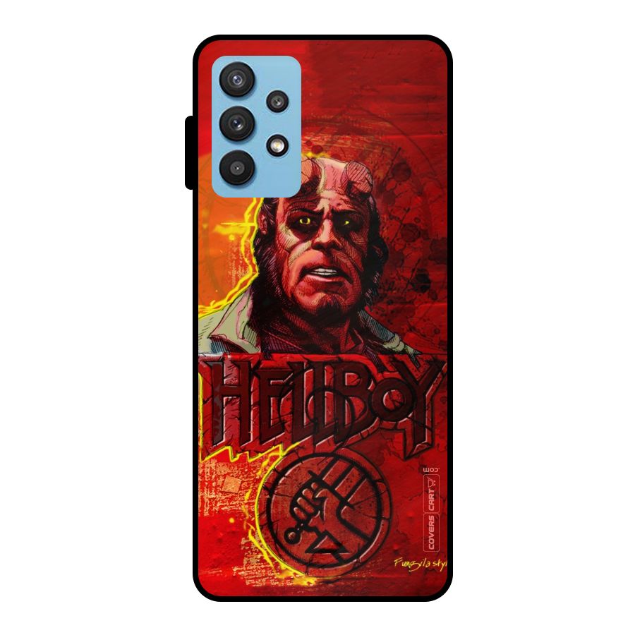 Hellboy Artwork Metal Back Case for Galaxy M32 5G