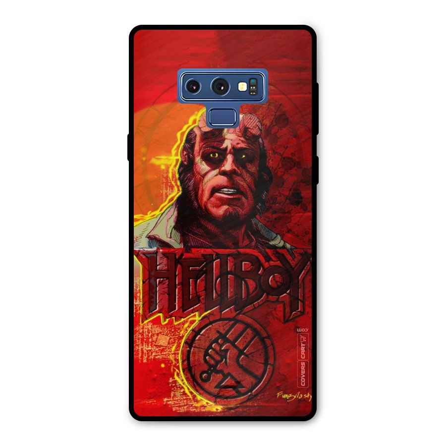 Hellboy Artwork Metal Back Case for Galaxy Note 9