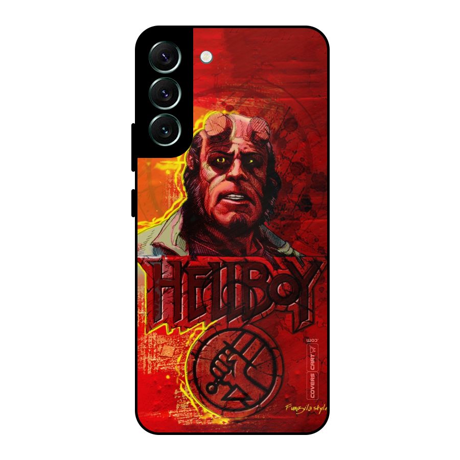 Hellboy Artwork Metal Back Case for Galaxy S22 Plus 5G