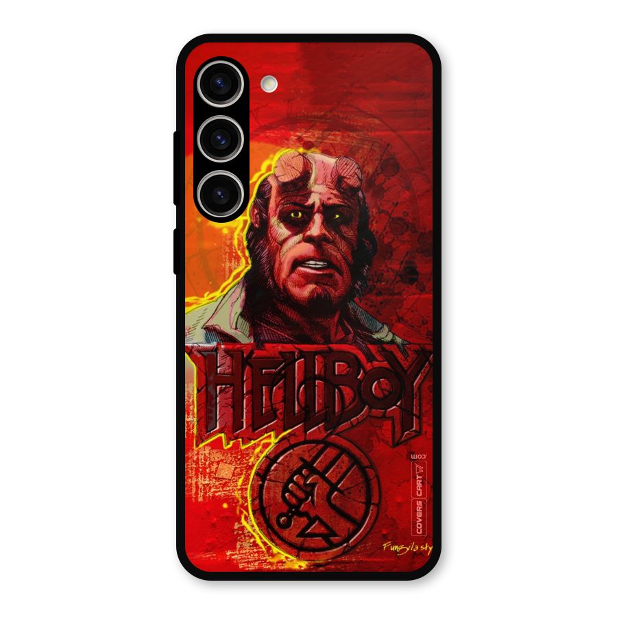 Hellboy Artwork Metal Back Case for Galaxy S23 Plus