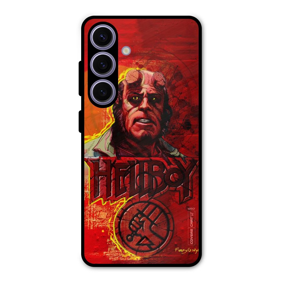 Hellboy Artwork Metal Back Case for Galaxy S24