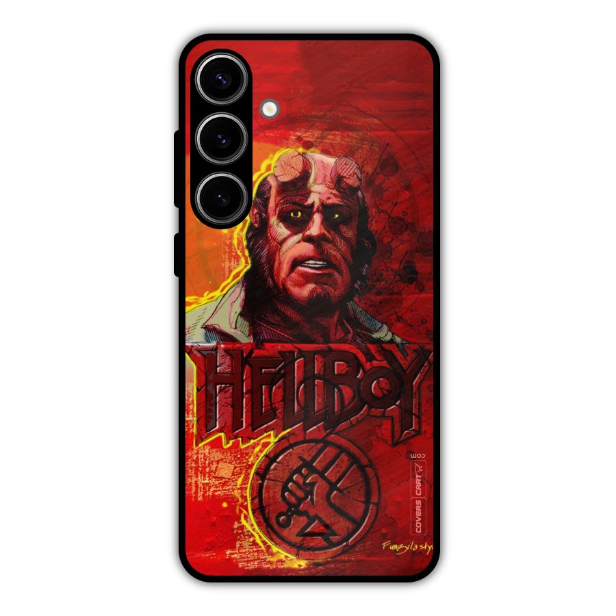 Hellboy Artwork Metal Back Case for Galaxy S24 Plus